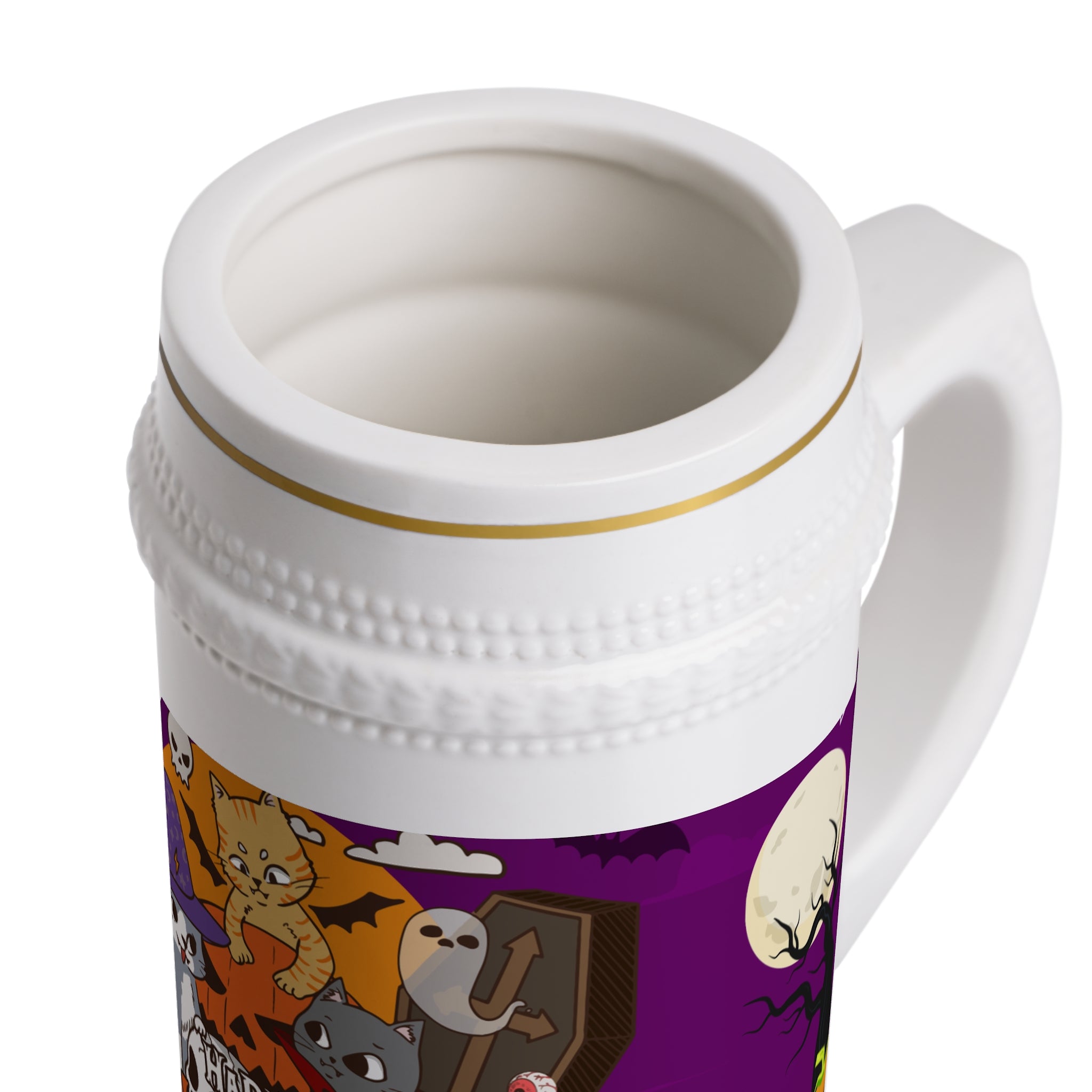 Happy Halloween is Better with Cats | Beer Stein Mug